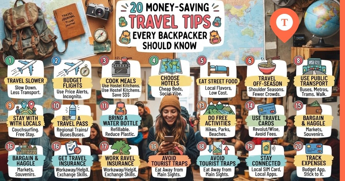 20 Money-Saving Travel Tips